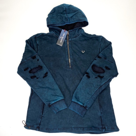 True Religion Other - TRUE RELIGION Men’s Double Dye Pullover Hoodie